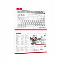 Hoco klawiatura S55 biała bezprzewodowa