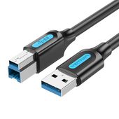 Kabel USB 3.0 Vention COOBI 3m 5Gbps DO Drukarki USB-B Czarny