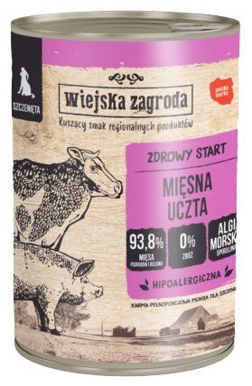Wiejska Zagroda Mięsna Uczta Puppy Puszka 400G na Arena.pl