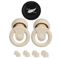 Zatyczki do uszu stopery do spania Medi Sleep rozmiar XS / S / M / L beżowe