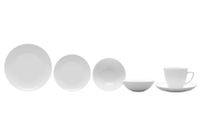 SERWIS OBIADOWO KAWOWY BIAŁY LUBIANA BOSS BEATA 6 OS. / 30 EL.