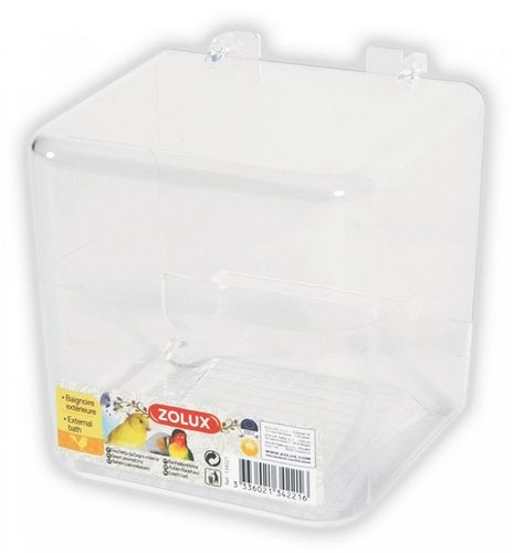 Solidny basen zewnętrzny do mocowania w klatce dla ptaków i papug Zolux na Arena.pl