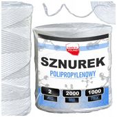 SZNUREK ROLNICZY 2KG DO MOCOWANIA WEŁNY BUDOWLANY OGRODNICZY 2000m MOCNY