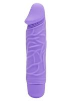 wibrator realistyczny silikonowy toyjoy fioletowy 16 cm 7 trybów