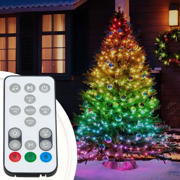 LAMPKI CHOINKOWE 100LED MULTIKOLOR ŚWIĄTECZNE SMART WIFI TUYA PILOT 10M zdjęcie 10