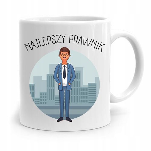 Kubek Dla Prawnika Mecenasa Najlepszy Prawnik Z Nadrukiem Ze Zdjęciem na Arena.pl