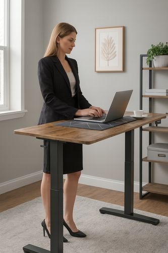 BIURKO ELEKTRYCZNE GAMINGOWE REGULOWANE 120 CM REGULACJA WYSOKOŚCI na Arena.pl