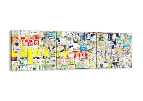 Obraz Na Płótnie - Graffiti Rysunek - 90X30 Cm - Ca90X30-2907 na Arena.pl