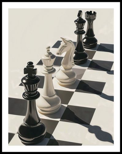 Plakat 50x65cm Szach i Mat na Arena.pl