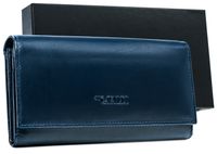 portfel damski skórzany rd-23-gcl-0986 navy