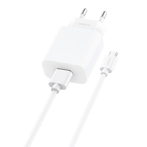 Ładowarka sieciowa Foneng EU28 12W, 1xUSB, QC 3.0 + Kabel USB Micro na Arena.pl