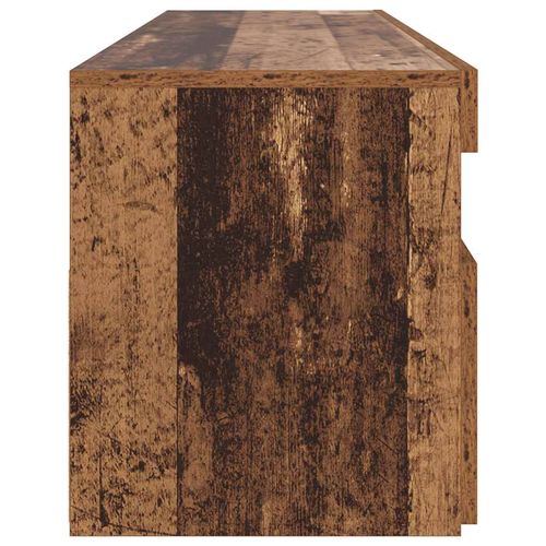 Szafka pod TV z oświetleniem LED, stare drewno, 90x35x40 cm na Arena.pl