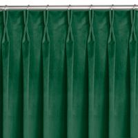 Zasłona VILA velvetowa na flexach 400x300 butelkowa zieleń wzór 2 Homede