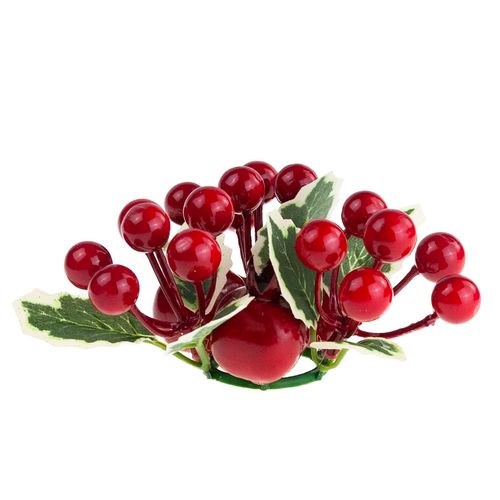 Stroik Wianek Na Świeczkę Głóg Ostrokrzew 3 Cm Boże Narodzenie na Arena.pl