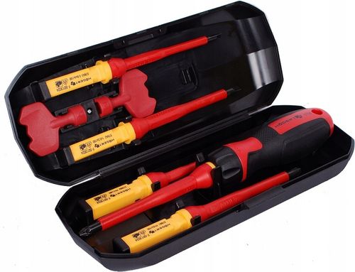 HOGERT WKRĘTAKI ŚRUBOKRĘTY DLA ELEKTRYKÓW 1000V 8e na Arena.pl