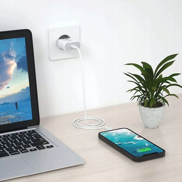 ŁADOWARKA SZYBKA USB C 20W +KABEL LIGHTNING DO IPHONE 12 13 14 PRO MAX PLUS zdjęcie 3