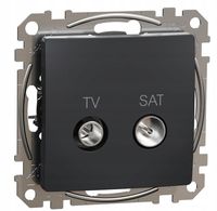 Sedna Design Gniazdo TV/SAT końcowe 4dB czarny