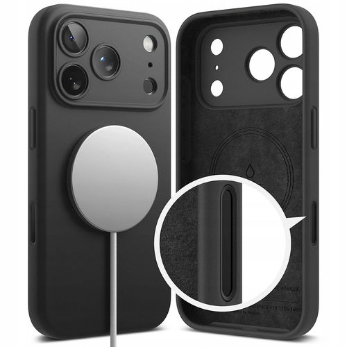 Etui Ringke Silicone Magnetic Magsafe do Iphone 17 Pro Max Black na Arena.pl