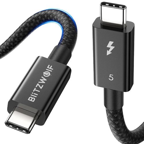 Kabel USB-C do USB-C BlitzWolf BW-HDC8 240W, 0,.5m (czarny) na Arena.pl