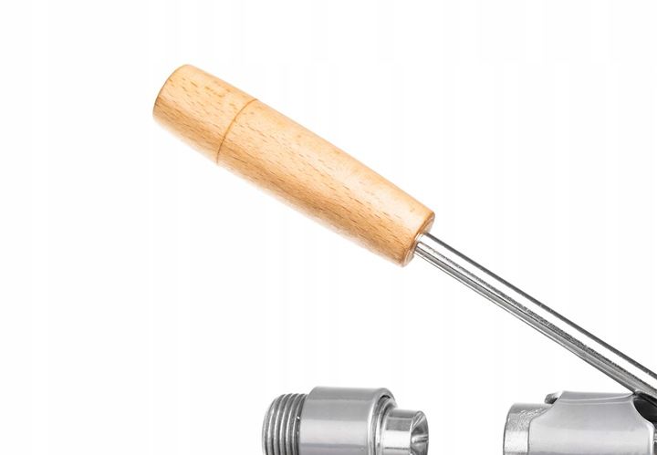 Dziadek do Orzechów na Podstawce Mocny Stalowy Duży Solidny Drewniany Spód zdjęcie 2