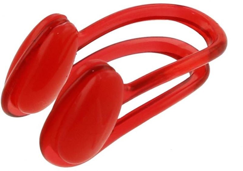 SPEEDO KLIPS NA NOS UNIVERSAL NOSECLIP CLEAR RED zdjęcie 1