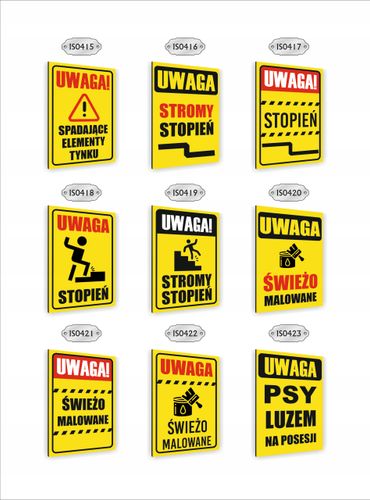 Tabliczka znak informacyjny dibond 30x20 uwaga kleszcze i żmije na Arena.pl