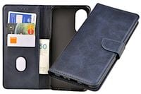 Etui portfel Wallet do Oppo A98 5G granatowy