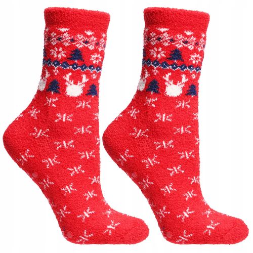 Skarpetki Świąteczne ABS FROTTE GRUBE 2-PAK SKARPETY NA PREZENT MORAJ 36-40 na Arena.pl