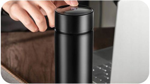 TERMOS KUBEK TERMICZNY BIDON NA KAWĘ HERBATĘ LED 500ML DUŻY SZCZELNY SMART na Arena.pl