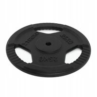 Obciążenie żeliwne XTREXO TRX-ICP025 25 kg chrom TRWAŁE UNIWERSALNE