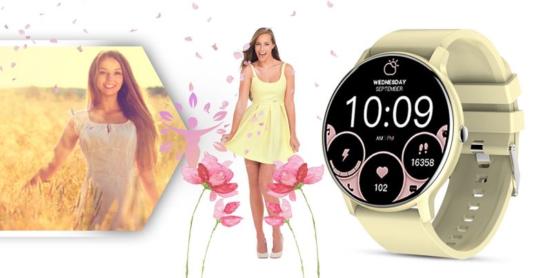 smartwatch giewont ecru gw120-6 zdjęcie 9