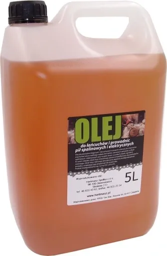 OLEJ DO SMAROWANIA ŁAŃCUCHA I PROWADNICY 5L PIŁY zdjęcie 2