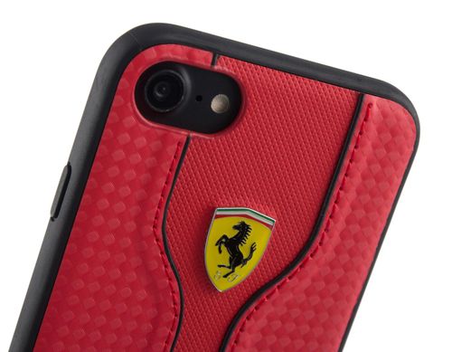 FERRARI HARD CASE etui Apple iPhone 7/8  - RED na Arena.pl