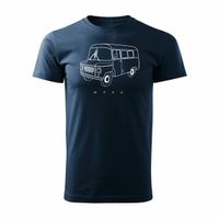 Koszulka z Nysą Nysa 522 Nyska męska granatowa REGULAR XL