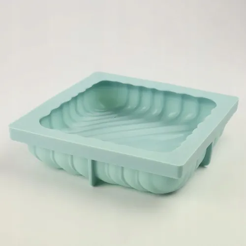 FORMA SILIKONOWA KWADRAT PASKI 3D NA BABKĘ DESER PRZEKĄSKI MUSY 17,5x17,5CM na Arena.pl