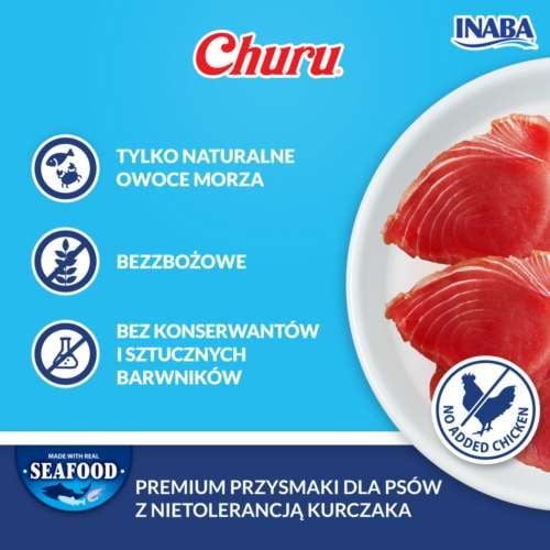 INABA Dog Churu (fish based) tuńczyk 4x14g (56g) na Arena.pl
