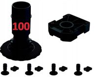 100 x Nóżka stopka Axilo od Hafele + główka H 100