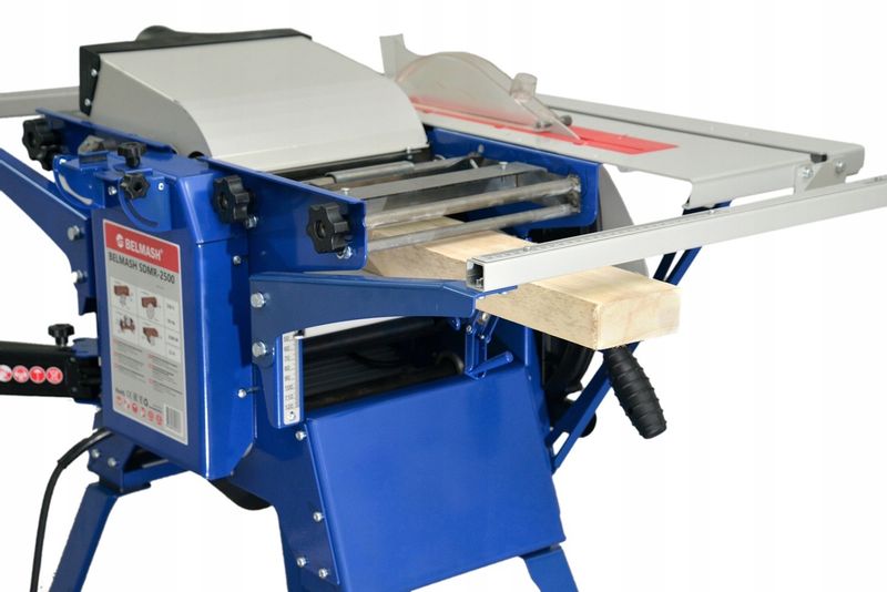 Belmash SDMR-2500 maszyna 4 w 1 strugarka pilarka gróbościówka frezarka zdjęcie 5