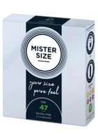 Mister Size 47Mm Condoms 3Pcs Natural