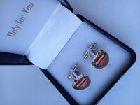 Spinki do mankietów koszuli dla kibica Arsenal