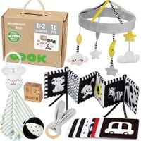 WOOPIE GREEN Box Pudełko XXL Montessori Edukacyjne 7w1 Sensoryczne