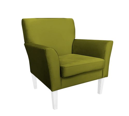 Fotel DENVER nogi białe BL75 na Arena.pl