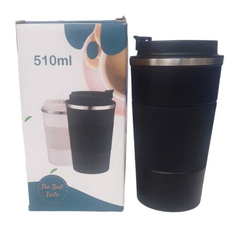 Kubek Termiczny 510 Ml Stal Nierdzewna Czarny na Arena.pl