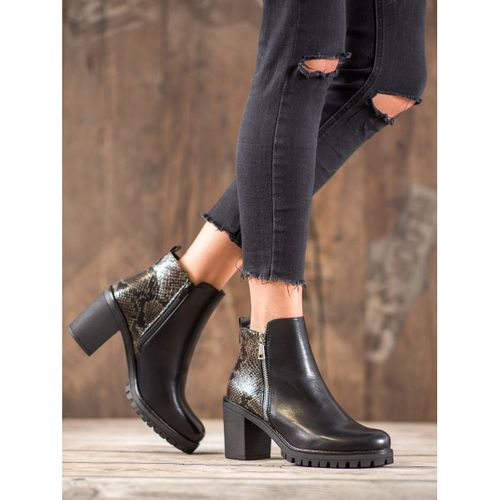 Botki Na Platformie Snake Print r.36 na Arena.pl