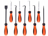 HACZYKI SZPIKULCE DO PIERŚCIENI ORINGÓW USZCZELEK ZESTAW 9el HAKI GROTY