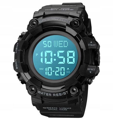 Zegarek męski elektroniczny militarny taktyczny wiele funkcji na Arena.pl