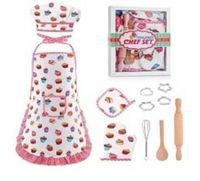 Zestaw kuchenny do gotowania fartuch + akcesoria