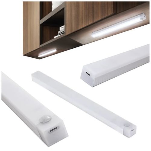 Lampa LED z czujnikiem ruchu magnetyczna bezprzewodowa 20cm nocna podłużna na Arena.pl