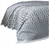 Narzuta bawełna Premium 220x240 Greno Arabic popielata