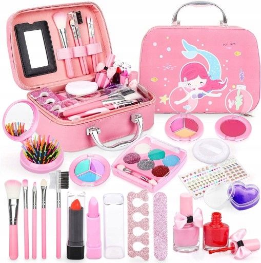 KUFEREK DO MAKIJAZU PINK NR:8076 zdjęcie 2